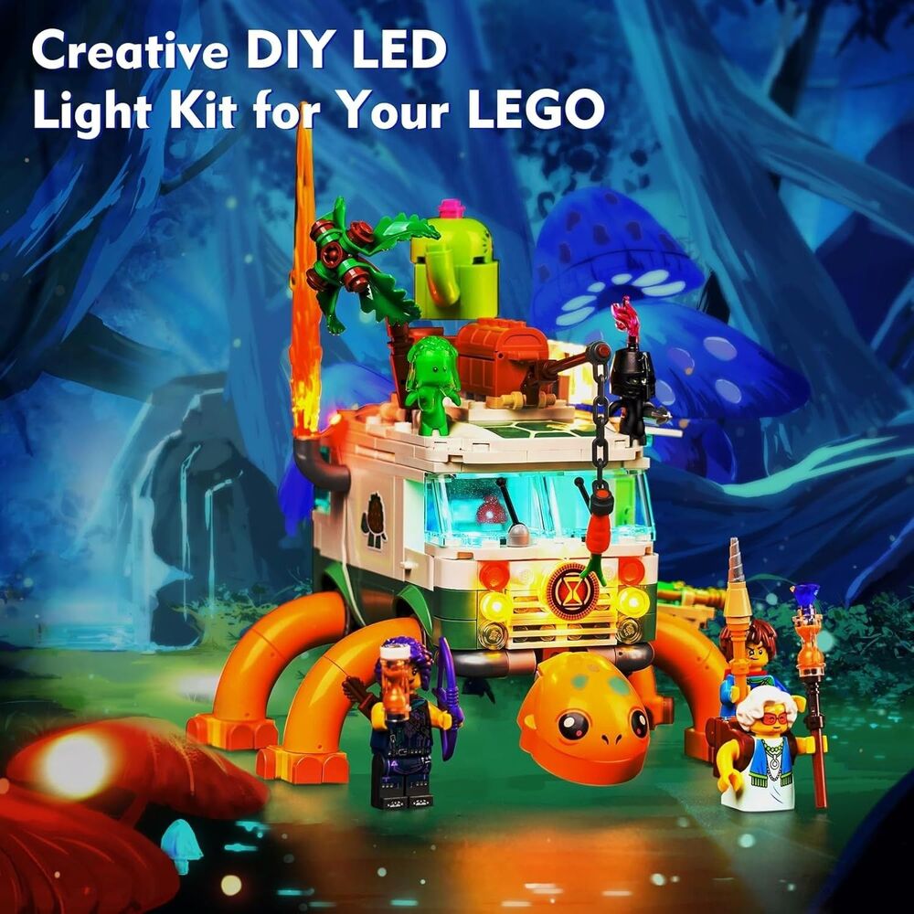 LED Light kit for Lego Mrs. Castillo's Turtle Van 71456 (NEW)